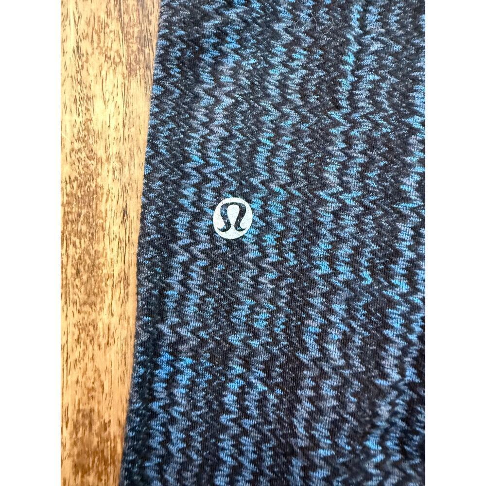 Lululemon Blue Black Patterned Drawstring Straigh… - image 4